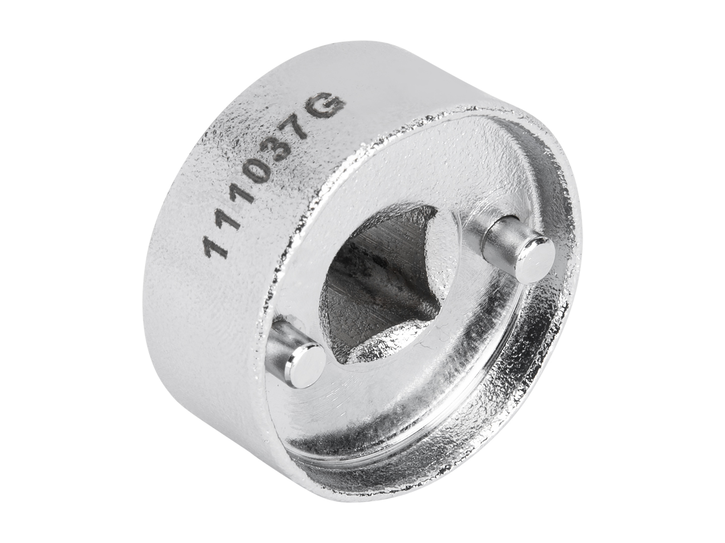 Produto Raven 111037-00G - Soquete especial com encaixe de 2 pinos paralelos para as válvulas dos variadores de fase.<ul><li>Aplicação:</li><li>Motores VW / Audi EA888 (3ª ger.*) 2.0 16V turbo TSI / 350 TSI, aplicados em veículos VW (16>) e Porsche (16>) e 1.8 / 2.0 16V turbo TFSI / 40 TFSI / 45 TFSI aplicados em veículos Audi (16>).</li><li>Encaixe de 3/4".</li><li>*Motores equipados com válvulas que possuam furos paralelos com diâmetro de 5 mm e 23 mm de distância entre os centros dos furos.</li></ul> - Motor