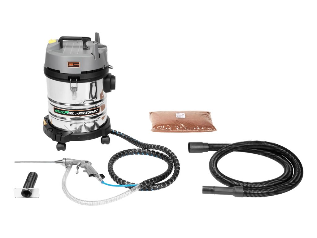 EcoBlasting - Equip. p/ Jateamento de Cascas de Nozes p/ Descarbonização 