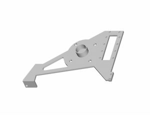 Placa Acessória para prender Motor Cummins C