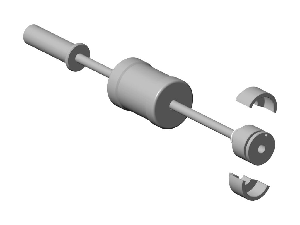 Extrator das árvores balanceadoras VW / Audi EA888 1.8 / 2.0 TSI / TFSI
